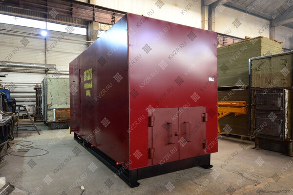 Котел 0.5 МВт на отходах деревообработки